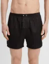 Seiden-Boxershorts Derek Rose Woburn Schwarz