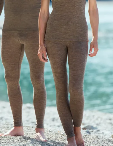 Damenleggings aus Seide und Merinowolle - Engel