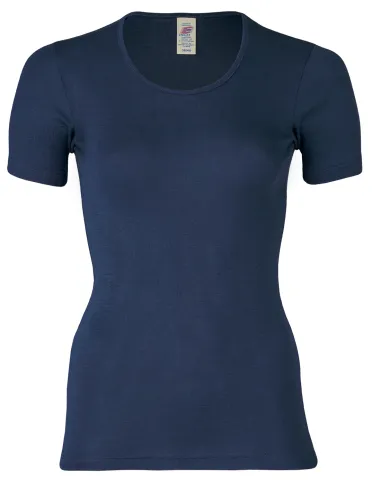 Damen T-Shirt aus Seide und Merinowolle - Engel